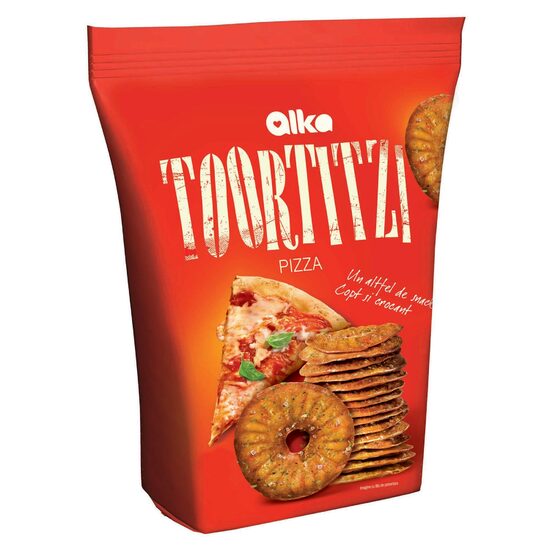Rondele Alka Tortizzi aromă pizza – 180 g