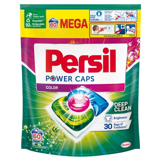 Persil Power Caps Color 60 Spălări, 840 g