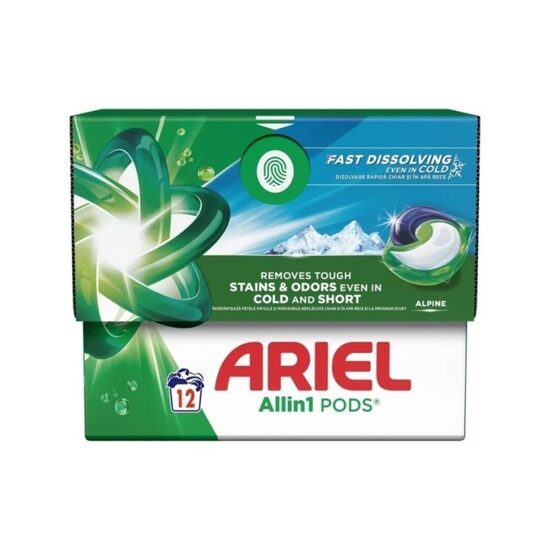 Capsule detergent Ariel All-in-1 Pods Alpine – 12 buc