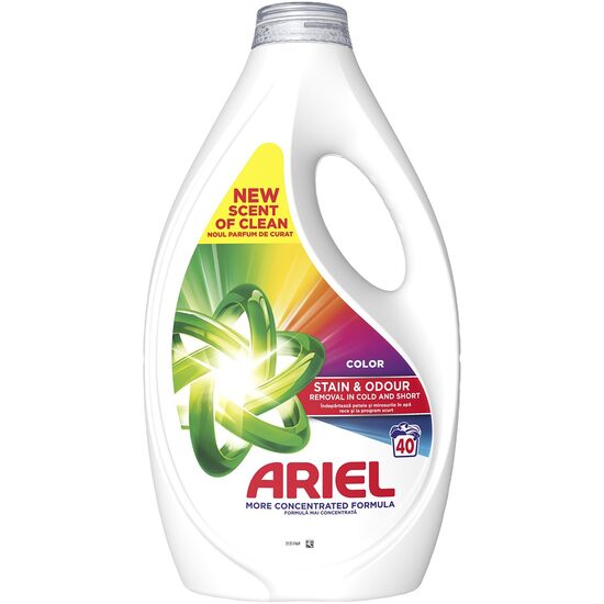 Detergent lichid Ariel Color – 1.8 L, 40 spălări