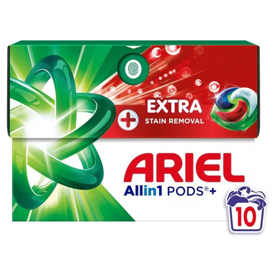 Capsule detergent Ariel All-in-1 Pods Extra Stain Removal Plus Oxi – 10 buc