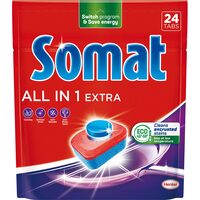 Tablete pentru mașina de spălat vase Somat All in One Extra – 24 tablete