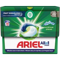 Capsule detergent Ariel All-in-1 Pods Mountain Spring – 12 buc