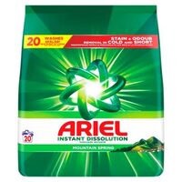 Detergent automat Ariel Mountain Spring – 1.3 kg, 20 spălări