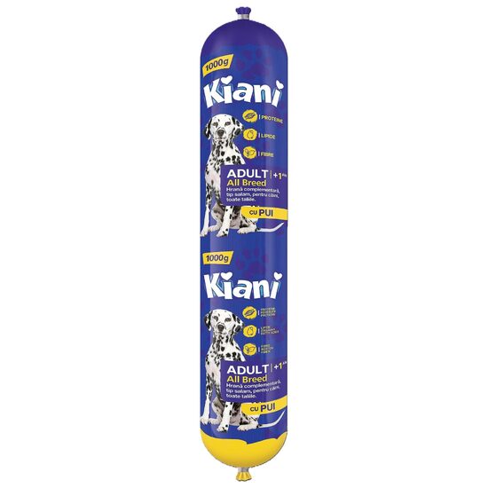 Salam pentru câini Kiani Pui 1Kg