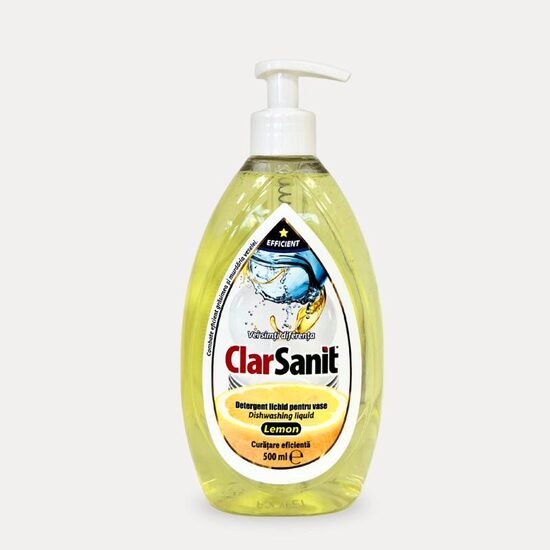 Detergent de vase Clarsanit Lemon, 500 ml