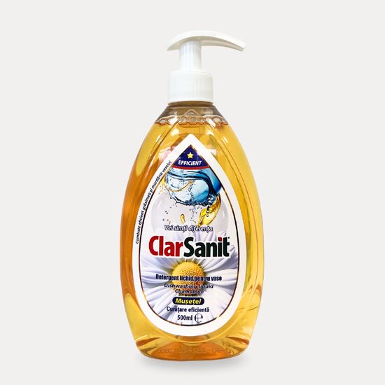 Detergent de vase Clarsanit Mușețel, 500 ml