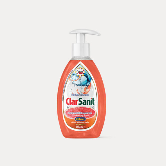 Detergent de vase Clarsanit Premium Citrus, 500 ml