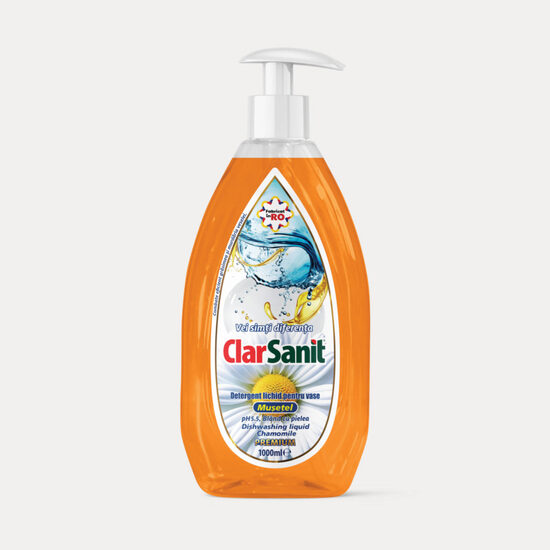 Detergent de vase Clarsanit Premium Mușețel, 1 L