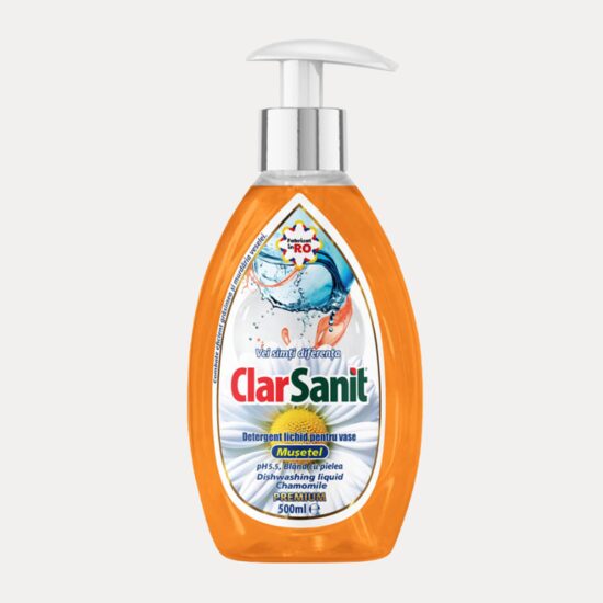 Detergent de vase Clarsanit Premium Mușețel, 500 ml